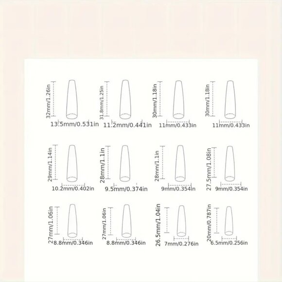 24 Pink Web Stars Glitter Nails Press On Style Kit Fake Glam Vacation Sexy - Picture 4 of 4